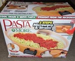 Pasta N More Pasta Cooker Non Stick Microwave Pasta Cooker 100% BPA FREE... - $24.74