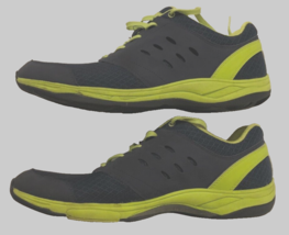 $35 Vionic Orthaheel Contest Men&#39;s Shoes 2015 Black Lime Green Tech Runn... - £29.47 GBP