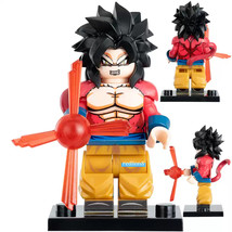 Son Goku (Super Saiyan 4) Dragon Ball GT Minifigure Lego Compatible Bricks Toys - £2.75 GBP