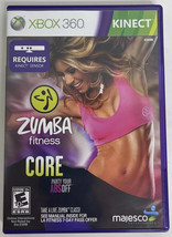 Zumba Fitness Core 2012 Microsoft Xbox 360 Kinect CIB Exercise Game - £4.71 GBP