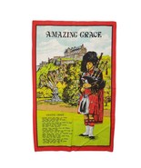 Vtg Glen Appin Amazing Grace Royal Scots Dragoon Guard Bagpipes Tea Towe... - £14.94 GBP