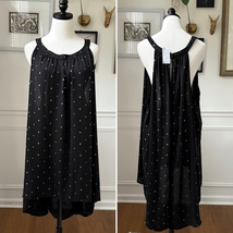 NWT Torrid Black And Gold Foil Print Goddess Tank Flowy Sleeveless 5X - $21.60