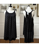 NWT Torrid Black And Gold Foil Print Goddess Tank Flowy Sleeveless 5X - $30.31 CAD