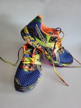 ASICS T306N Gel-Noosa Tri 8 Men&#39;s Size 9 Blue Yellow Orange Running Shoes *READ* - $60.73