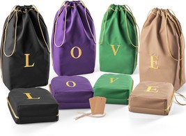 8 Pcs Gift Bags for Christmas Weddings Baby Shower Birthday Cloth Gift B... - $46.14