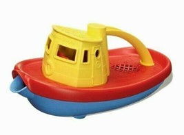NEW Green Toys Bath &amp; Water Play Tugboat Yellow Top for 6+ months 225313 - £16.47 GBP