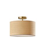 New In Box ADESSO Harvest Flush Mount Ceiling Light With Shade - $2,276.63 MXN