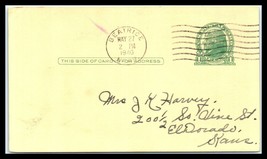 1940 US Postal Card - Beatrice, Nebraska to El Dorado, Kansas T5 - $2.96