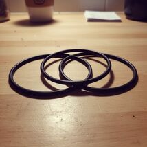 GLX-UNION-ORING Turbo Cell Salt Chlorination Union O-Rings for Hayward T... - $350.07 MXN