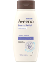 Aveeno Stress Relief Body Wash with Oat Lavender 18.0fl oz - £31.44 GBP