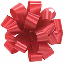 RED Bows 10 Pack Gift Bow Birthday Baskets Gift Toy Wedding Christmas - £8.80 GBP