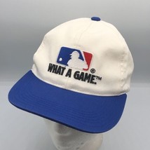 Vintage MLB Major League Baseball What a Game Snapback Youth Hat Adjusta... - £10.04 GBP