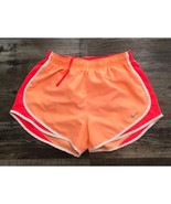 Nike Dri Fit Womens Medium Orange &amp; Pink Athletic Running Shorts - $14.87