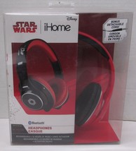 Star Wars-iHome Red Wireless Bluetooth  Headphones with Microphone - New - £17.61 GBP