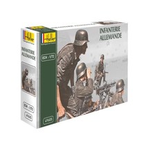 Heller Classic 49605 Miniature Figurines German Infantry 48 Pieces [Germ... - $19.00