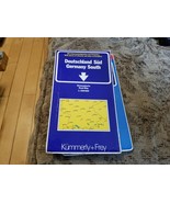 Vintage Road Automobile Map Germany probably ca. 1946-49 Kummerly &amp; Frey - $12.00 CAD