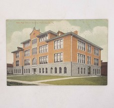 Punxsutawney PA 1909 High School Building Postcard Posted - £9.87 GBP