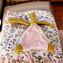 Maison Chic Baby Infant Lovey Pink Brown Horse Security Soft Plush Cuddling - £20.23 GBP