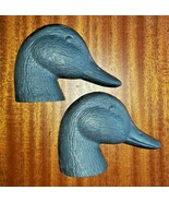 Vintage Mallard Drake Plastic Duck Decoy Heads Unpainted Lot 2 U115 - £13.31 GBP