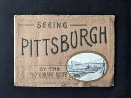 1910s Seeing Pittsburgh By The Photograph Route Travel Booklet Jc Bragdon Unico - £39.10 GBP