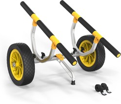 Bonnlo Kayak Cart, Heavy Duty Universal Kayak Trailer Adjustable Width - £90.19 GBP