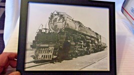Union Pacific Steam Locomotive #3950 Standing in Yard Photograph, Framed 8x10 - £24.12 GBP