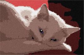 Pepita Needlepoint kit: White Cat, 12&quot; x 8&quot; - £49.41 GBP+