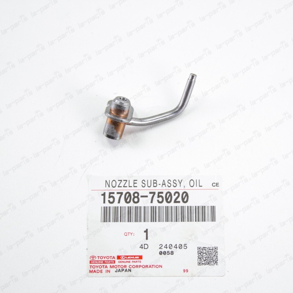 New Genuine Toyota 10-12 4Runner 05-22 Tacoma 4 Cyl 2.7L 2TRFE  Oil Nozz... - $17.21