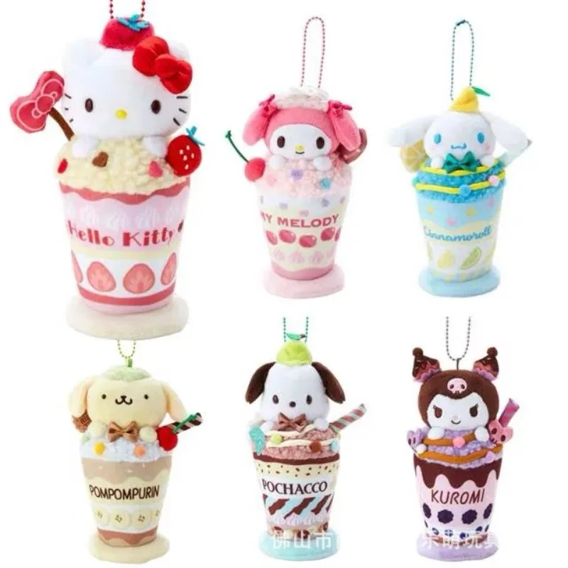 Sanrio Hello Kitty Pendant Kuromi Cinnamoroll Kawaii Ice Cream Shape Kids Toys - £11.46 GBP