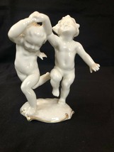 1930, HUTSCHENREUTHER DANCING CHERUBS K.Tutter signed + Marked - $118.14