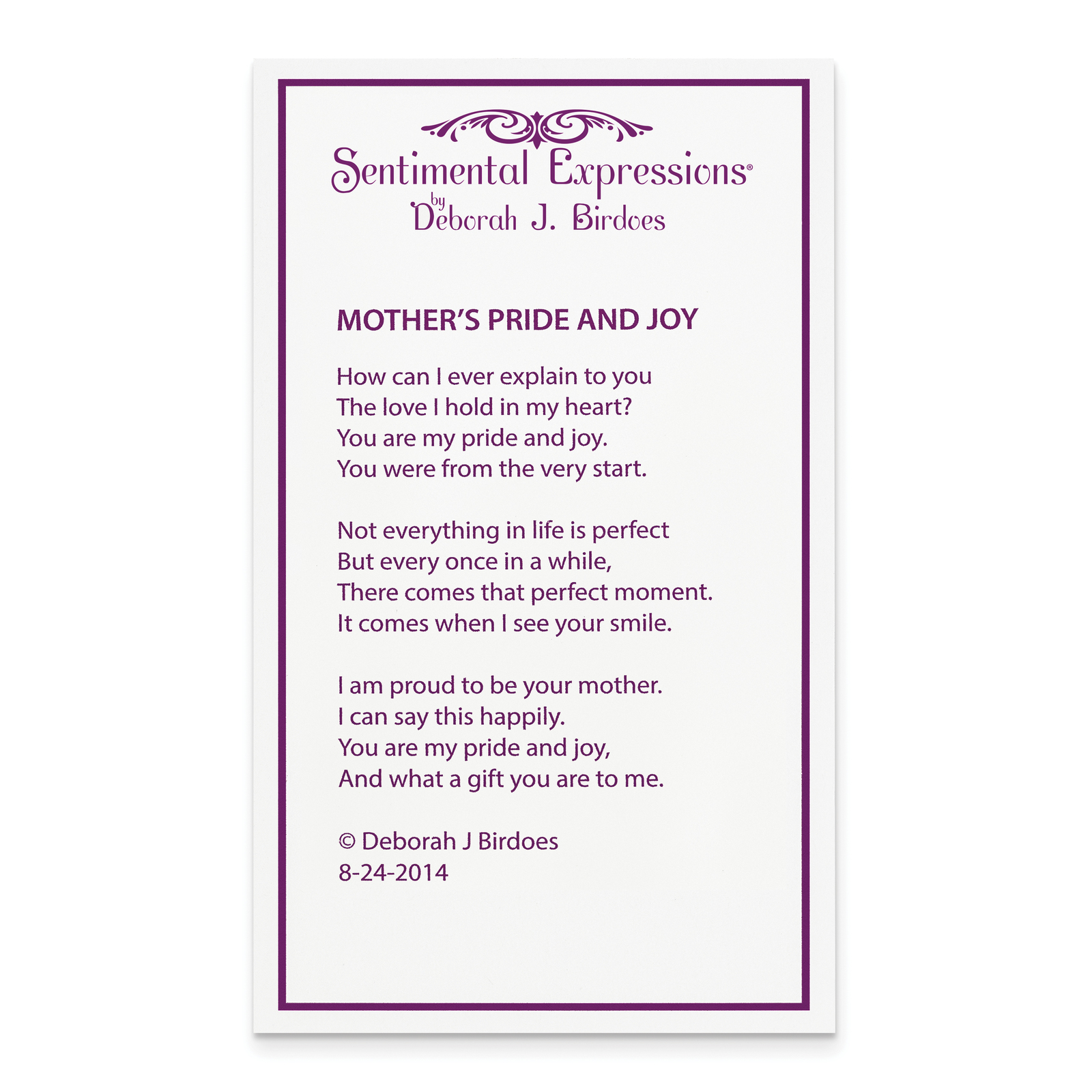 Sentimental Expressions Silver  Mother's Pride and Joy 18in. Necklace QSX598 Item image 6