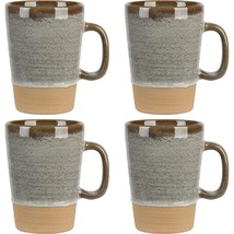 Gibson Elite Dreamweaver 4 Piece 17 Ounce Round Earthenware Mug Set in E... - $61.34