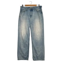 BKE Seth Jeans Mens 33x30 Blue Denim Straight Leg Light Wash Distressed ... - $23.75