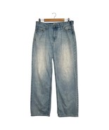 BKE Seth Jeans Mens 33x30 Blue Denim Straight Leg Light Wash Distressed ... - $33.33 CAD