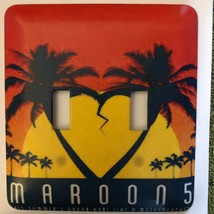 Maroon 5 Metal Switch Plate Rock&amp;Roll Double Toggle - £7.24 GBP
