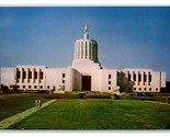 Oregon State Capitol Building Salem OR UNP Chrome Postcard W17 - $2.92