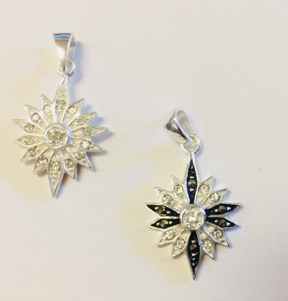 925 Sterling Silver Pendant Cross, New from Jerusalem