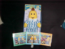 16&quot; Singing Bananas In Pajamas Plush In Box With 3 Soft Cover Books By Tomy 1996 - £97.30 GBP