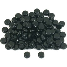 100 Black Czech Glass Spacer Beads Beading Parts 6mm - £6.83 GBP
