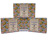 Crabtree &amp; Evelyn Bar soap Almond &amp; Honey Triple Milled 21oz (3x7oz) Jum... - £27.65 GBP