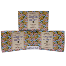 Crabtree &amp; Evelyn Bar soap Almond &amp; Honey Triple Milled 21oz (3x7oz) Jumbo Size - $34.60