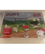 NEW Peanuts Snoopy Sports Baseball Building Set - 62 Pieces - $37.09 CAD