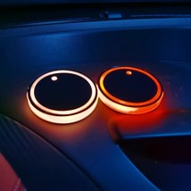 Car Interior LED Light Cup Holder  Mat For  Rio K2 K3 K5 K4 Cerato,Soul,Forte,ag - £72.24 GBP