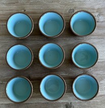 Set Of 9 Vintage Taylor Smith Taylor CHATEAU BUFFET Baking Ramekins Cust... - $71.20