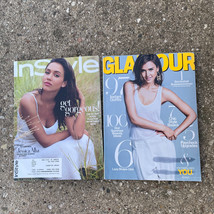 Jessica Alba Lot of 2 Magazines InStyle July 2016 &amp; Glamour June 2014 EUC - £15.14 GBP