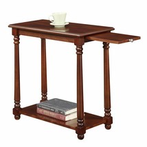 Convenience Concepts French Country Regent End Table in Mahogany Wood Fi... - $108.99