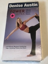 Denise Austin Power Zone VHS Tape Mind Body Soul Exercise Sealed S2B - £7.81 GBP