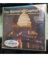 Vintage View-Master Viewmaster Nations Capitol DC 3 Reel set Factory Sea... - £14.52 GBP