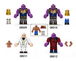 4 Pcs Super Heroes Movie Series Thanos Kingpin Mini Building Block Block... - £15.44 GBP