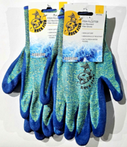 2 Pair Large Rock Fish Fillet&#39;er Cut Resistant Gloves Non Slip Salt And ... - £20.72 GBP
